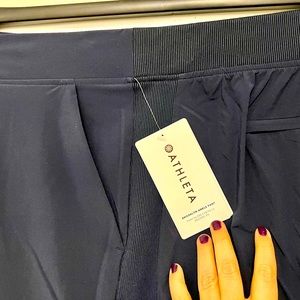 NWT -Navy Blue Athleta Size 22 Brooklyn Ankle Pants.